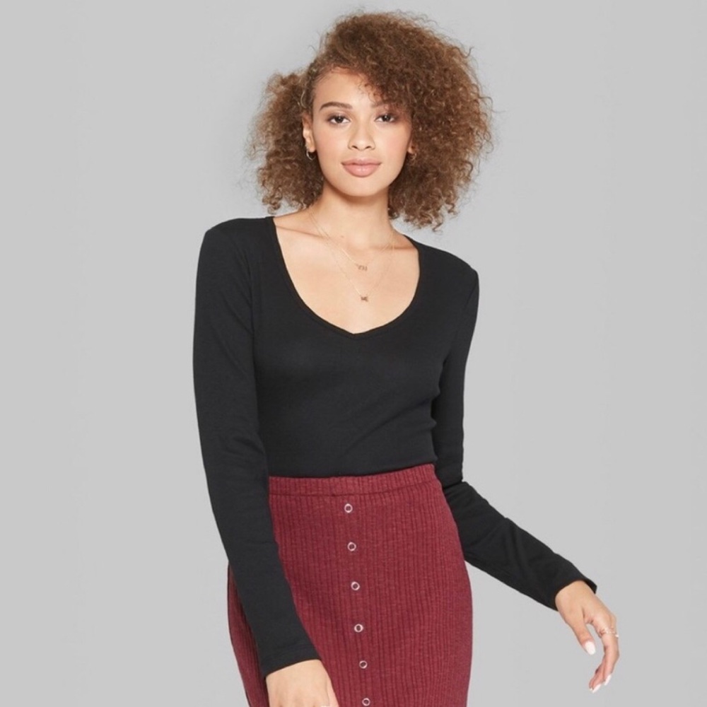 WILD FABLE | Women's Long Sleeve V-Neck